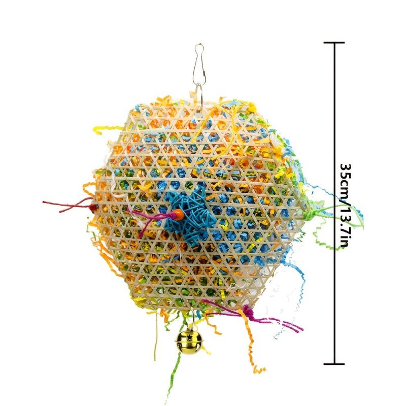 Interactive Parrot Chew Toys for Foraging and Shredding