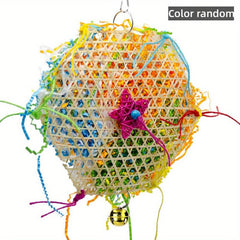 Interactive Parrot Chew Toys for Foraging and Shredding