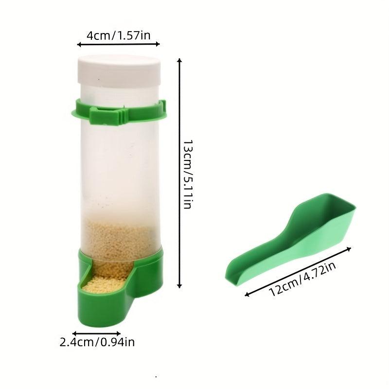 3pc Transparent Bird Feeder for Parrots and Birds