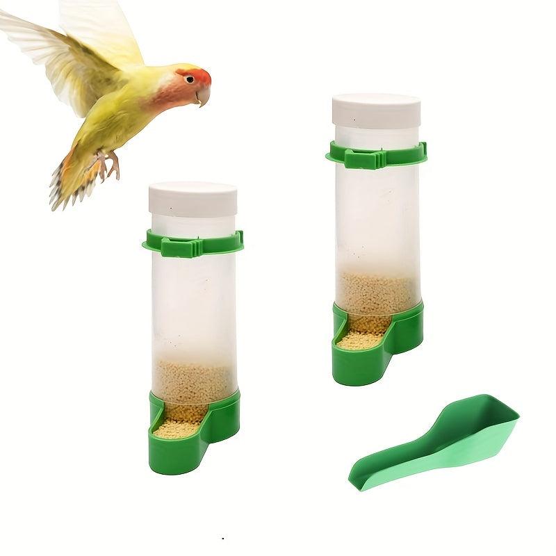 3pc Transparent Bird Feeder for Parrots and Birds