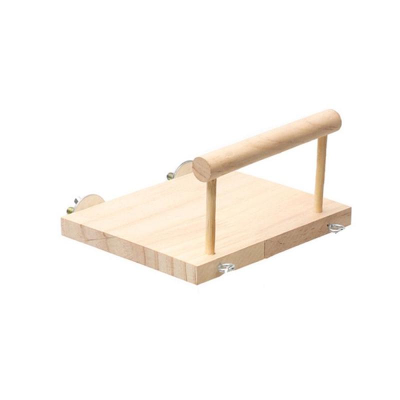 Bird Swing with Chewing Beads Parrot Perch Budgie Playstand