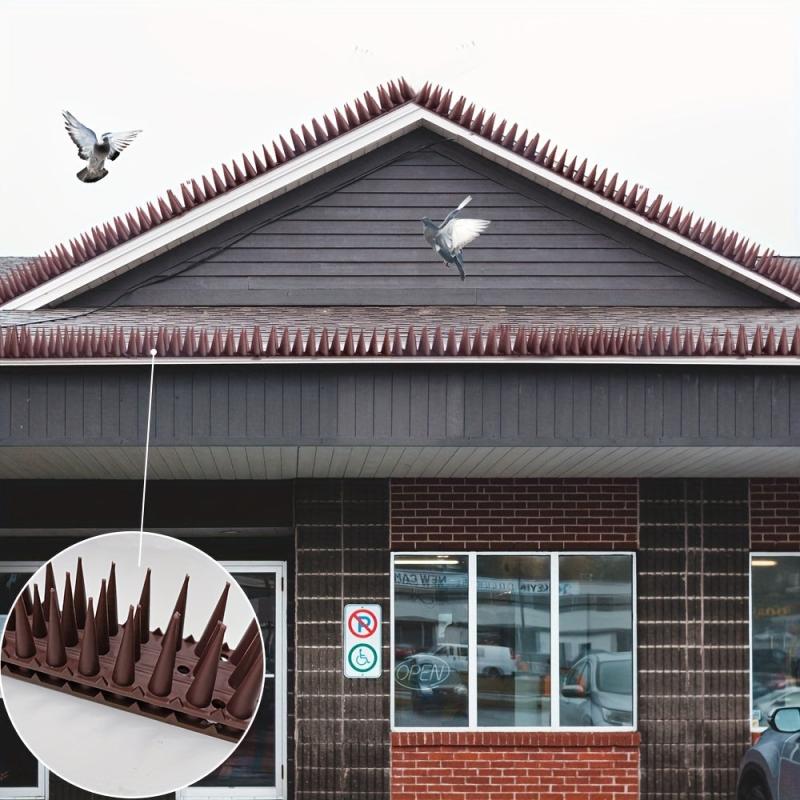 Plastic Bird Deterrent Spikes for Birds & Cats