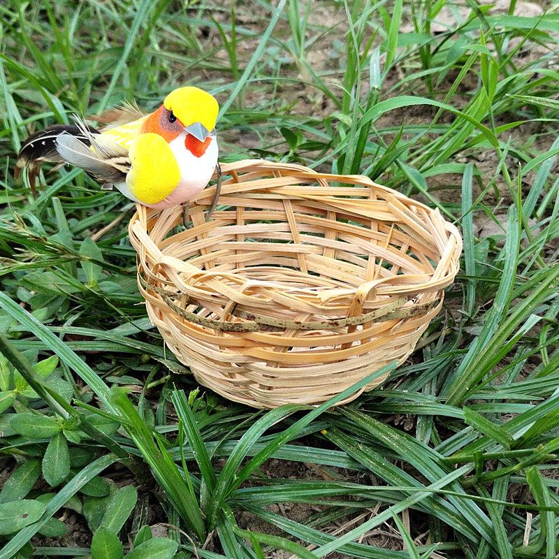 Bamboo Bird Nest Bed For Budgie Cockatiel Conure Canary Lovebird