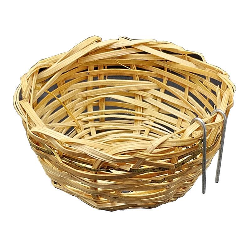 Bamboo Bird Nest Bed For Budgie Cockatiel Conure Canary Lovebird