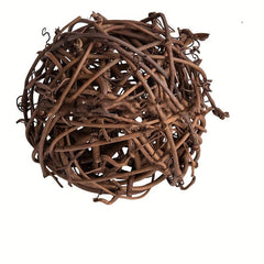 5pc Parrot Toy Set Keep Bird Busy Rattan Ball Chew Toys