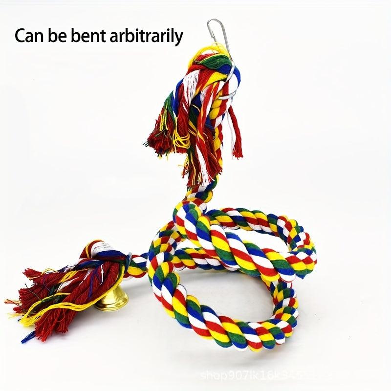 Parrot Toy Training Bird Swing Gnawing Climbing Rope