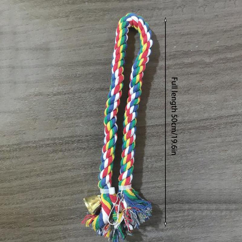 Parrot Toy Training Bird Swing Gnawing Climbing Rope