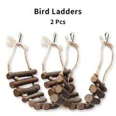 Coconut Hideaway Ladder Toy for Hamster Bird Cage