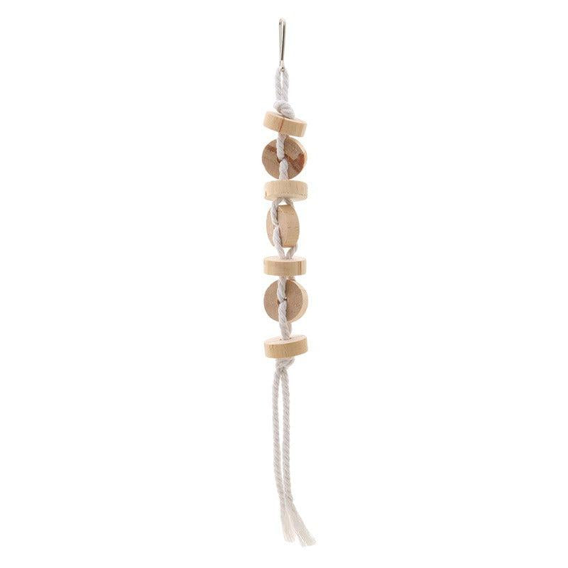 Parrot Gnawing Toy Hanging Parrot Chew Toy With Hook Bird Cage Accessories