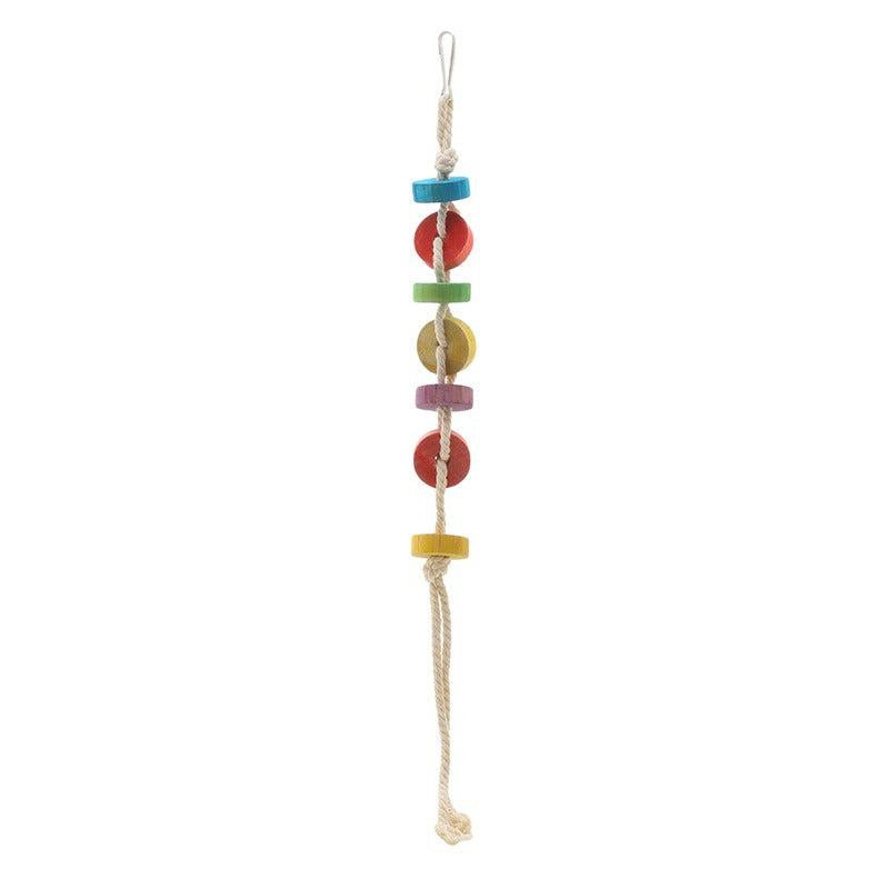 Parrot Gnawing Toy Hanging Parrot Chew Toy With Hook Bird Cage Accessories
