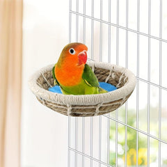 Natural Rope Bird Nest Cage for Canary Finch Budgie