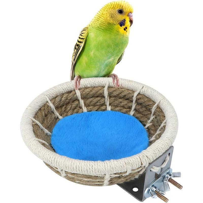 Natural Rope Bird Nest Cage for Canary Finch Budgie