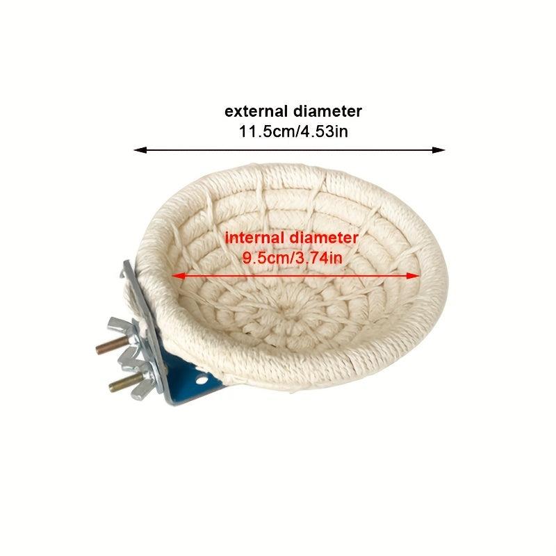 Natural Rope Bird Nest Cage for Canary Finch Budgie