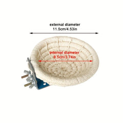 Natural Rope Bird Nest Cage for Canary Finch Budgie