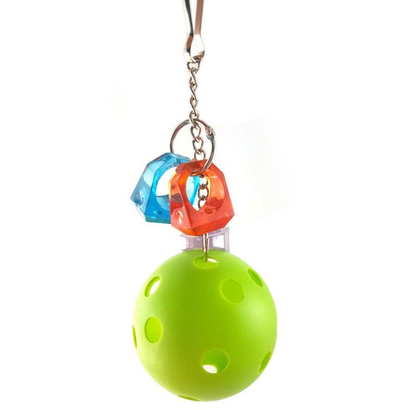Plastic Ball Parrot Toy for Peony Phoenix, Birdcage Accessories