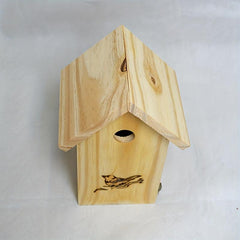 Wooden Bird Nest Pine Wood Hanging Bird House
