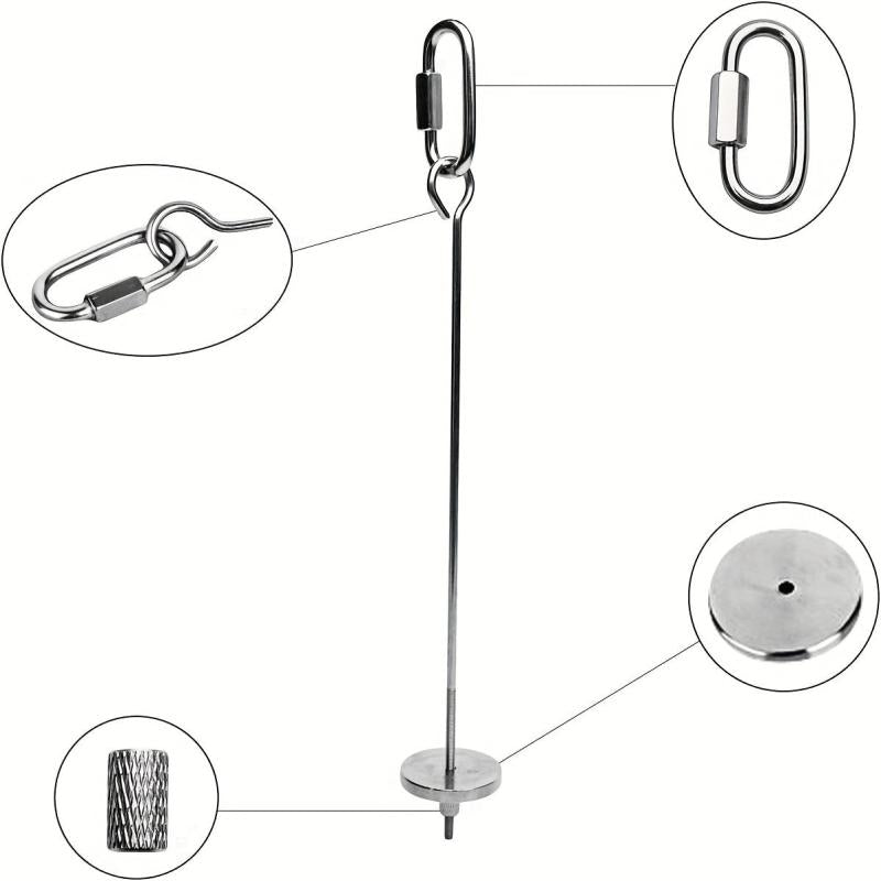 2pcs Stainless Steel Bird Skewer for Parrots and Small Animals
