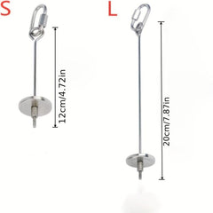 2pcs Stainless Steel Bird Skewer for Parrots and Small Animals