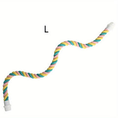Bird Rope Comfy Parrot Swing Bungee Toy Parrot Climbing Rope