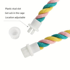 Bird Rope Comfy Parrot Swing Bungee Toy Parrot Climbing Rope