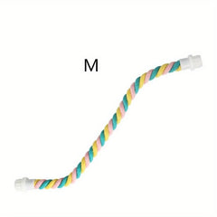 Bird Rope Comfy Parrot Swing Bungee Toy Parrot Climbing Rope