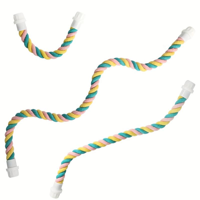 Bird Rope Comfy Parrot Swing Bungee Toy Parrot Climbing Rope
