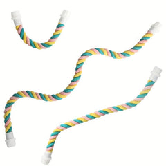 Bird Rope Comfy Parrot Swing Bungee Toy Parrot Climbing Rope