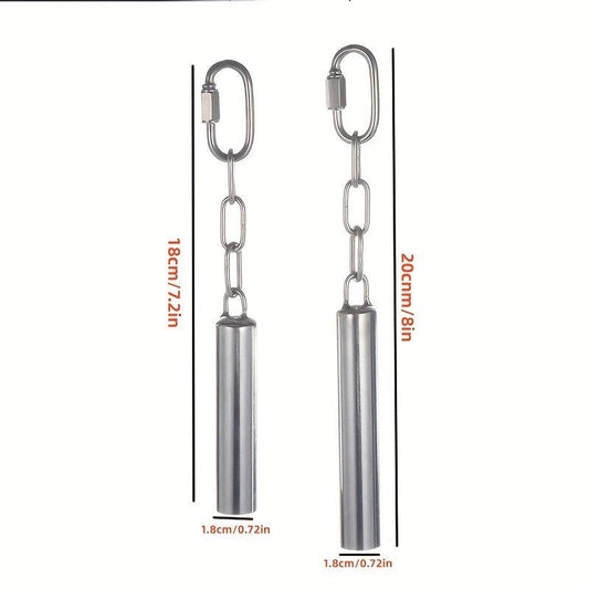 Bird Toy Squirrel Bell Stainless Steel Bell for Parrot Cage Accessories