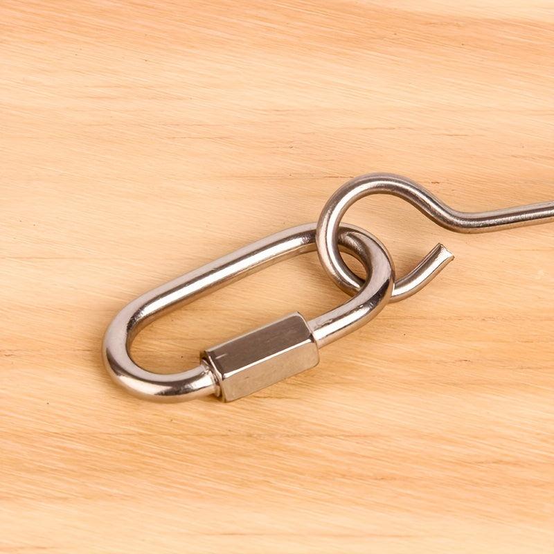 Stainless Steel Parrot Fruit Fork Bird Cage Toy