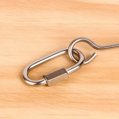 Stainless Steel Parrot Fruit Fork Bird Cage Toy