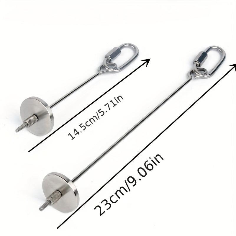 Stainless Steel Parrot Fruit Fork Bird Cage Toy