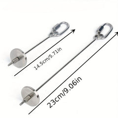 Stainless Steel Parrot Fruit Fork Bird Cage Toy