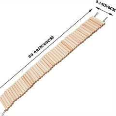 Wooden Hamster Climbing Ladder Toy for Small Animals