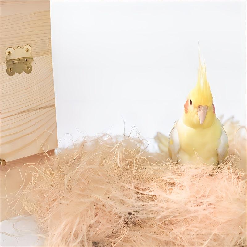 Natural Grass Bird Nest Mat Soft Bedding for Small Birds 30g/90g