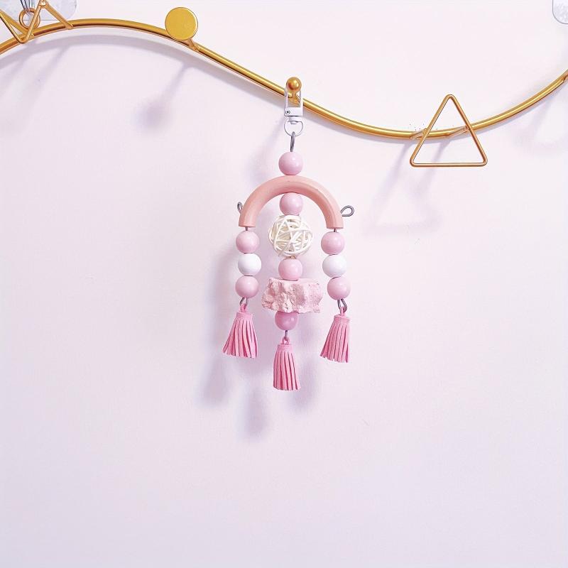 Parrot Hanging Toy Chewing Tassel Decor Multifunctional Pet Toy
