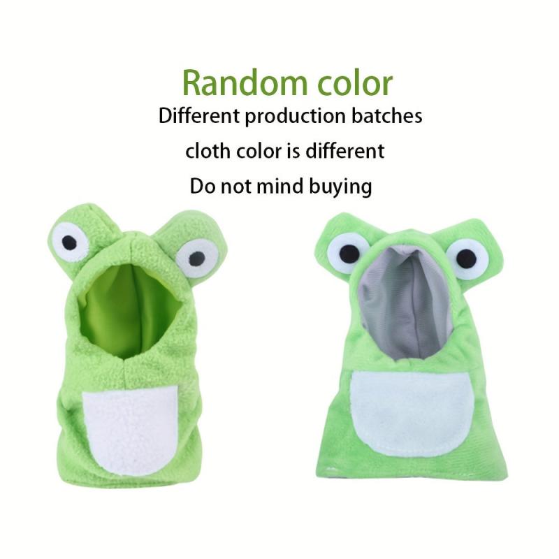 Bird Clothes Cartoon Frog Pet Costume Bird Hoodie For Home Party