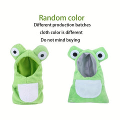 Bird Clothes Cartoon Frog Pet Costume Bird Hoodie For Home Party