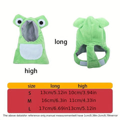 Bird Clothes Cartoon Frog Pet Costume Bird Hoodie For Home Party