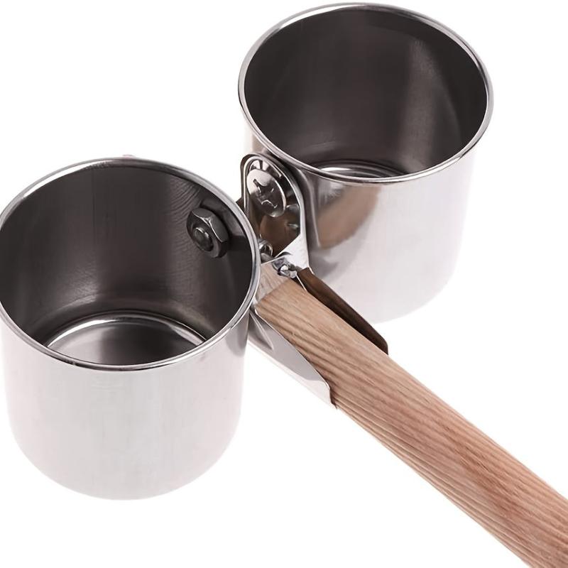 Stainless Bird Food Cans Feeding Cups for Small Birds