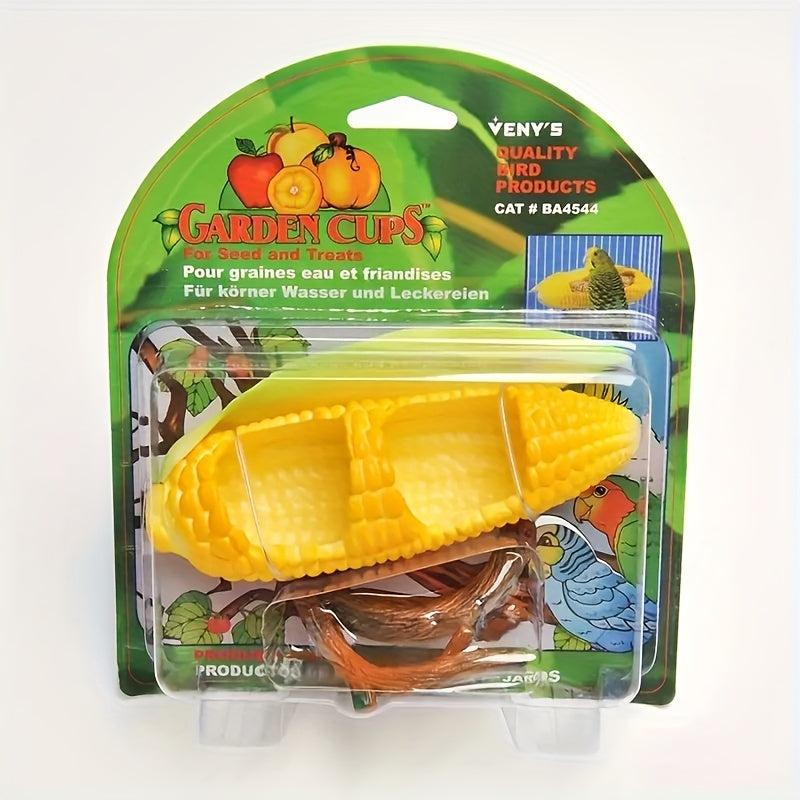 Small Bird Feeder Food Cup Water Bowl for Parrots Budgies Cockatiels