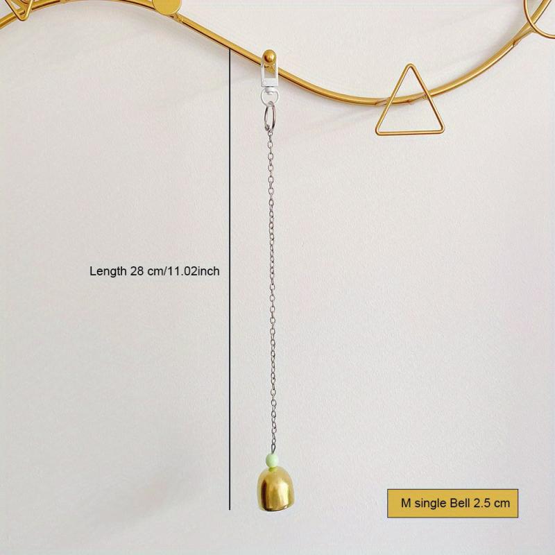 Interactive Hanging Bell Parrot Toy for Cage