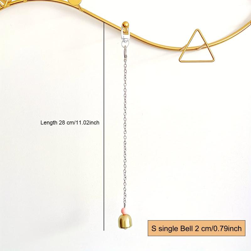 Interactive Hanging Bell Parrot Toy for Cage