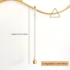 Interactive Hanging Bell Parrot Toy for Cage