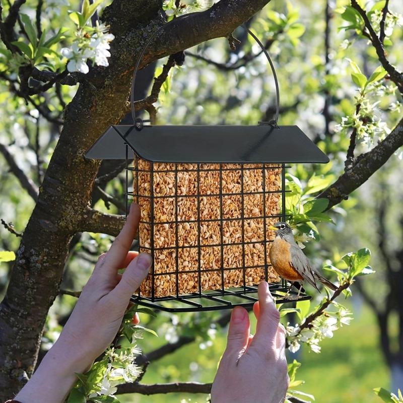 Durable Hanging Wild Bird Feeder for Garden and Patio