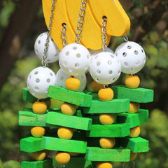 Parrot Wood Banana Building Block Toy