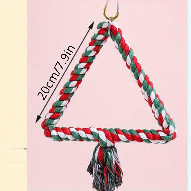 Colorful Bird Swing Rings Cage Accessories for Budgerigar