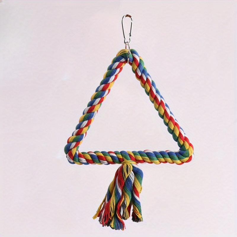 Colorful Bird Swing Rings Cage Accessories for Budgerigar