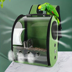 Outdoor Ready Bird Carrier Backpack Cage
