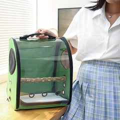 Outdoor Ready Bird Carrier Backpack Cage