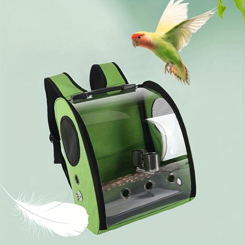 Outdoor Ready Bird Carrier Backpack Cage